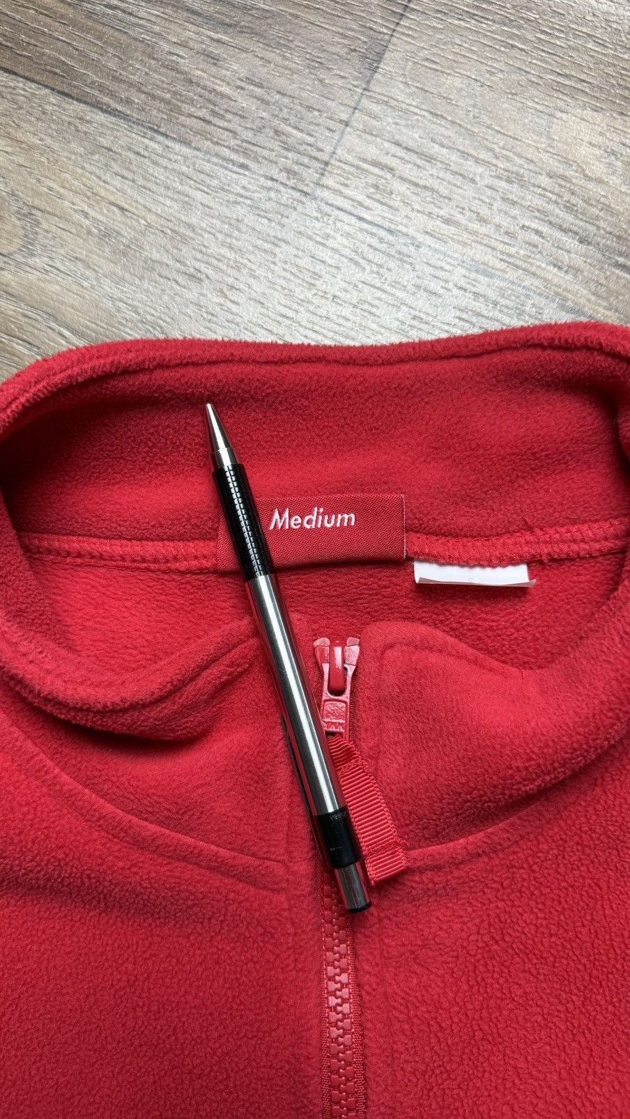 Supreme Supreme Red Polartec Zip Jacket Size US M / EU 48-50 / 2 - 4 Thumbnail