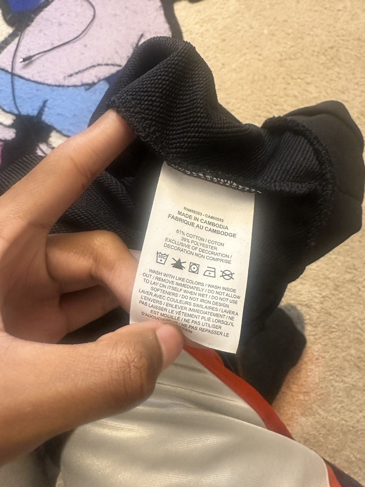 Nike Nike black big check hoodie Size US L / EU 52-54 / 3 - 5 Thumbnail