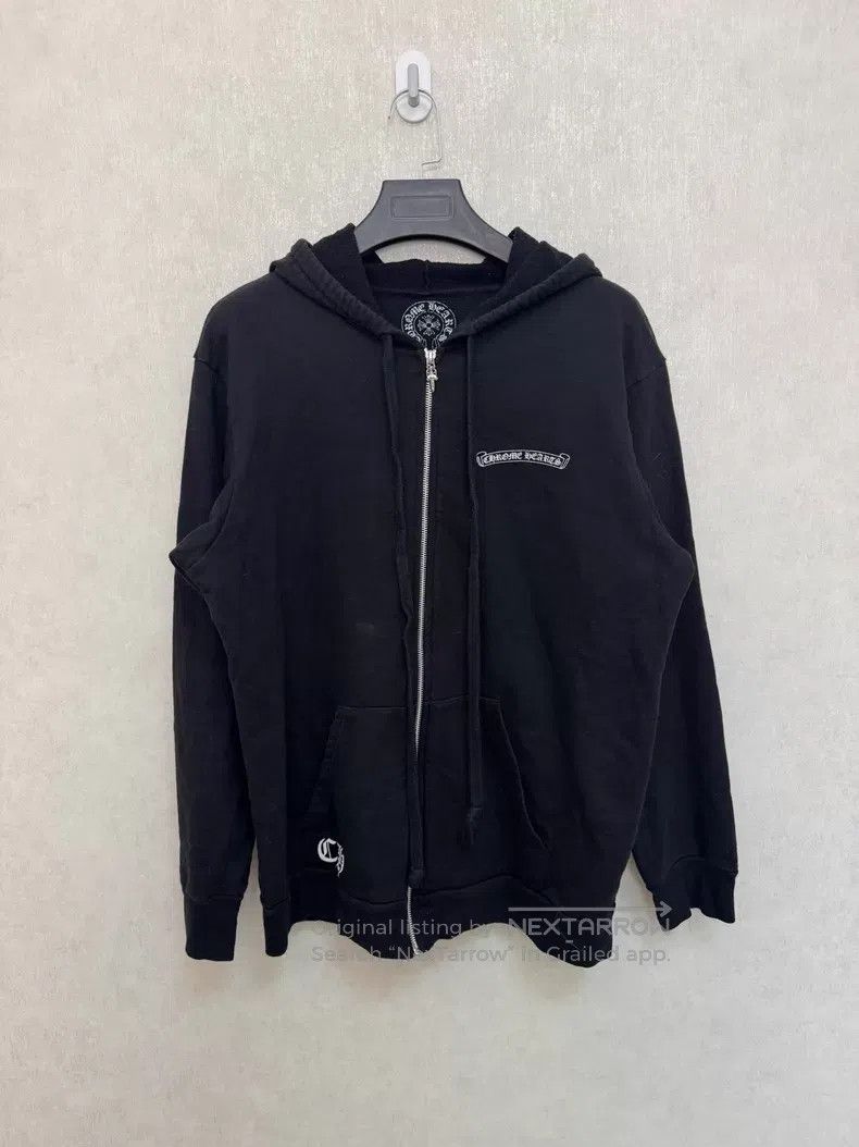 Chrome Hearts CHROME HEARTS Size 2XL Scroll-shaped crucifix zip-up hoodie Size US XXL / EU 58 / 5 - 1 Thumbnail