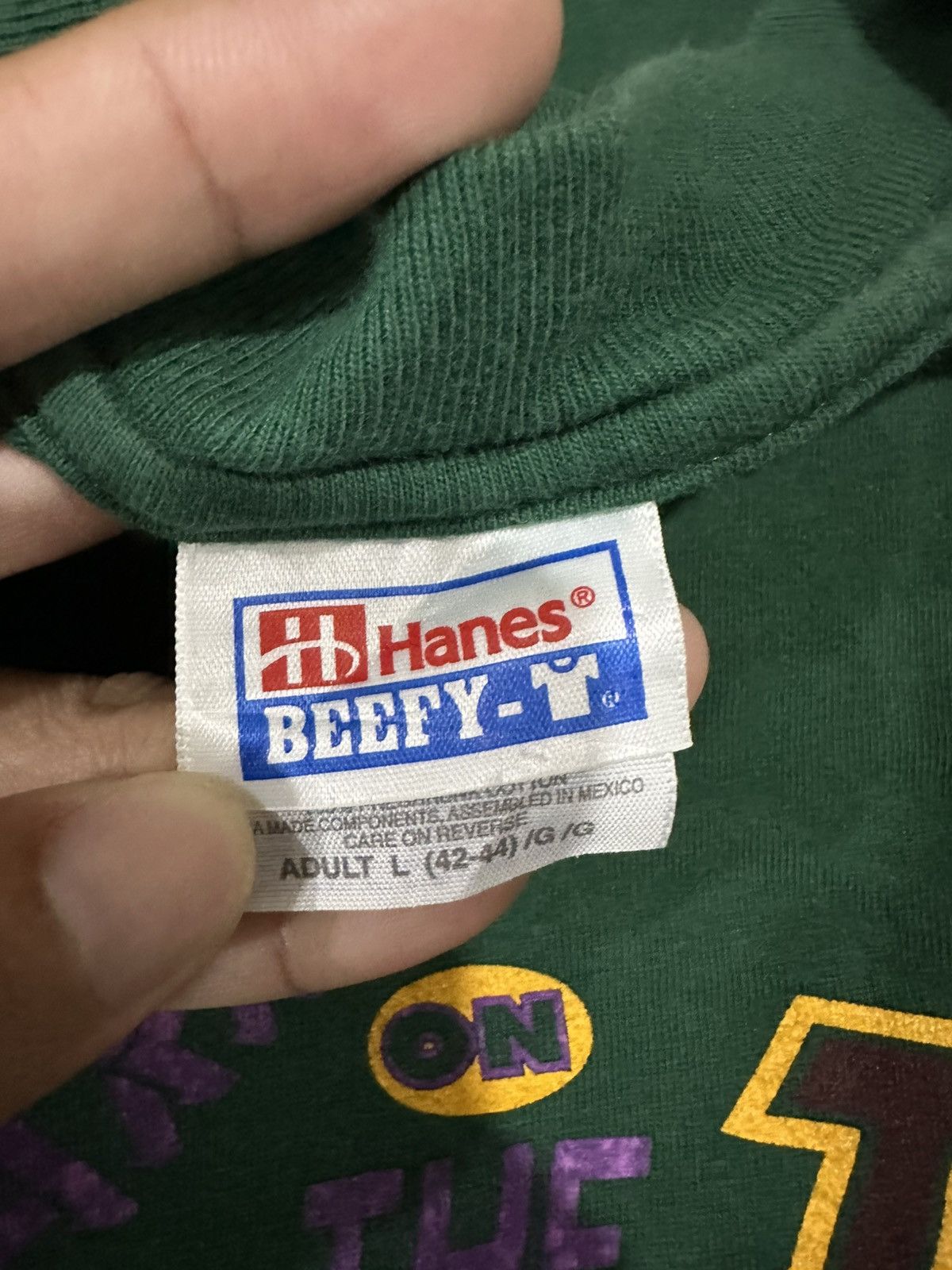 Hanes × Vintage Tom Farrell Show x Tshirt x Vintage Size US L / EU 52-54 / 3 - 7 Thumbnail