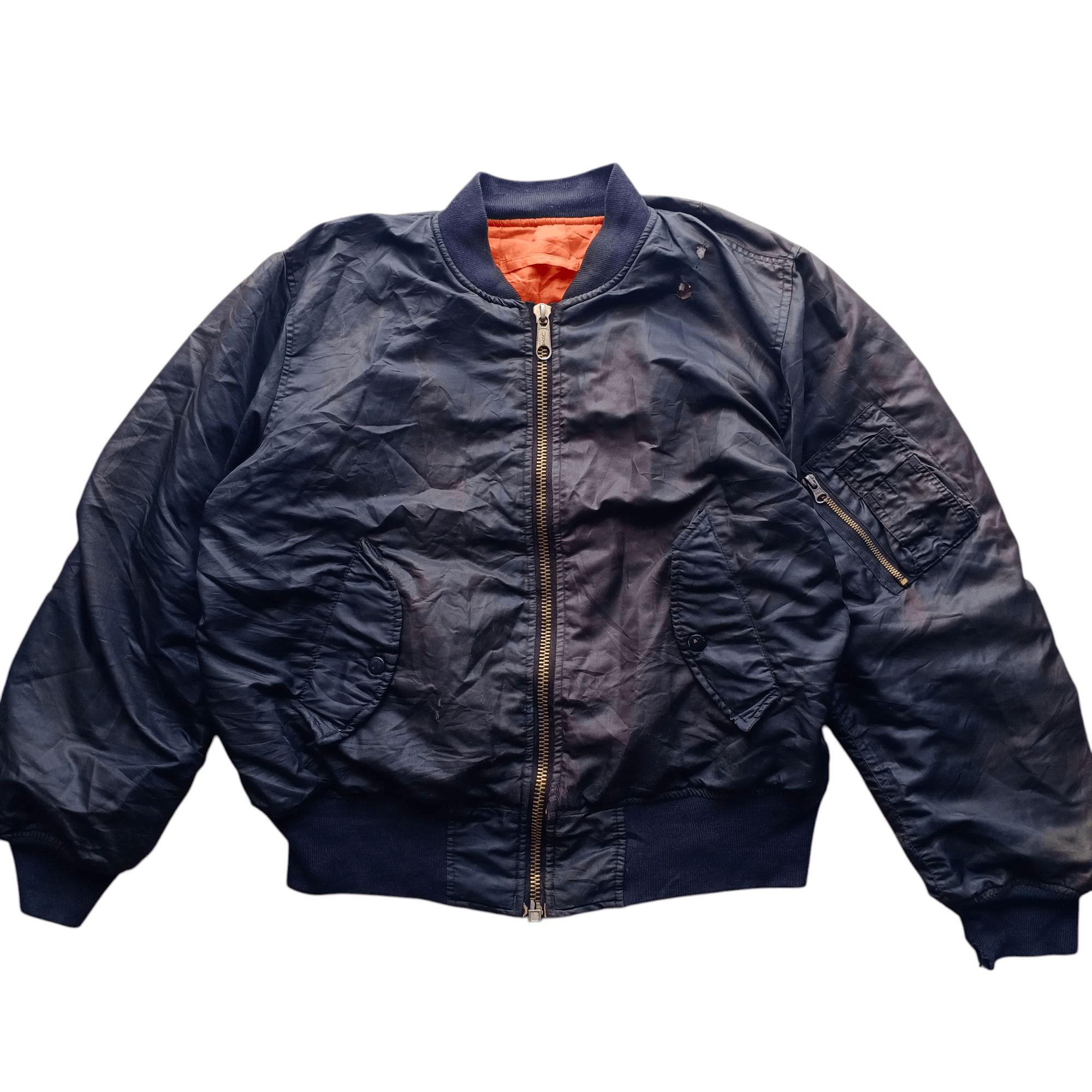 ジャケット・アウター fostex garments ma-1 jacket raf simons FOSTEX GARMENTS Reproduction Vintage Wash MA-1 Bomber Jacket