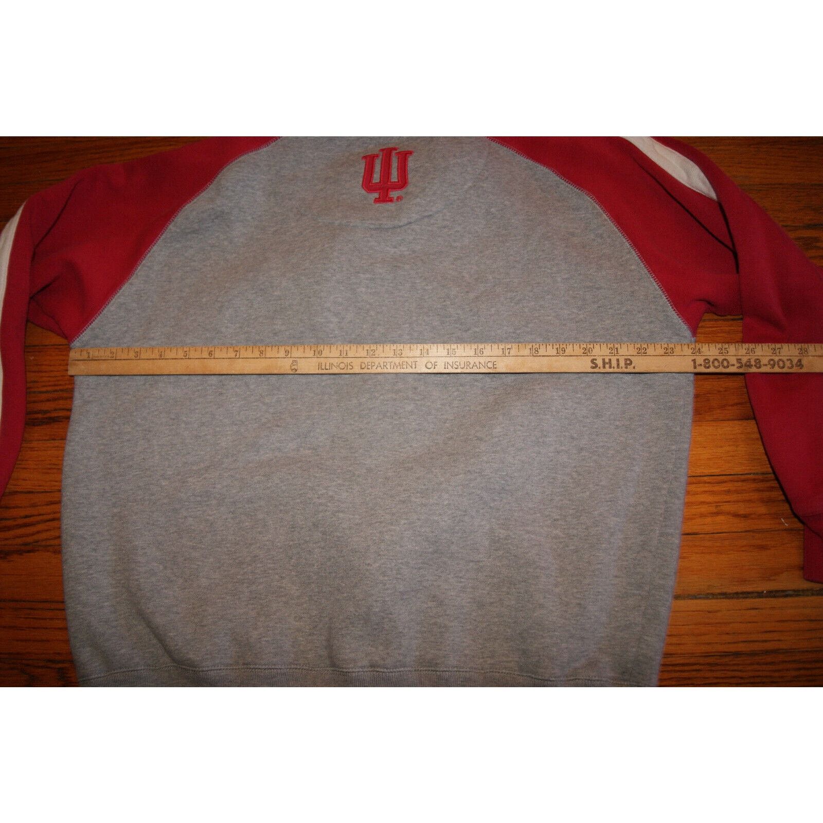 Other Indiana Hoosiers Campus Heritage Men L Sweatshirt Jacket Zip Size US L / EU 52-54 / 3 - 6 Thumbnail