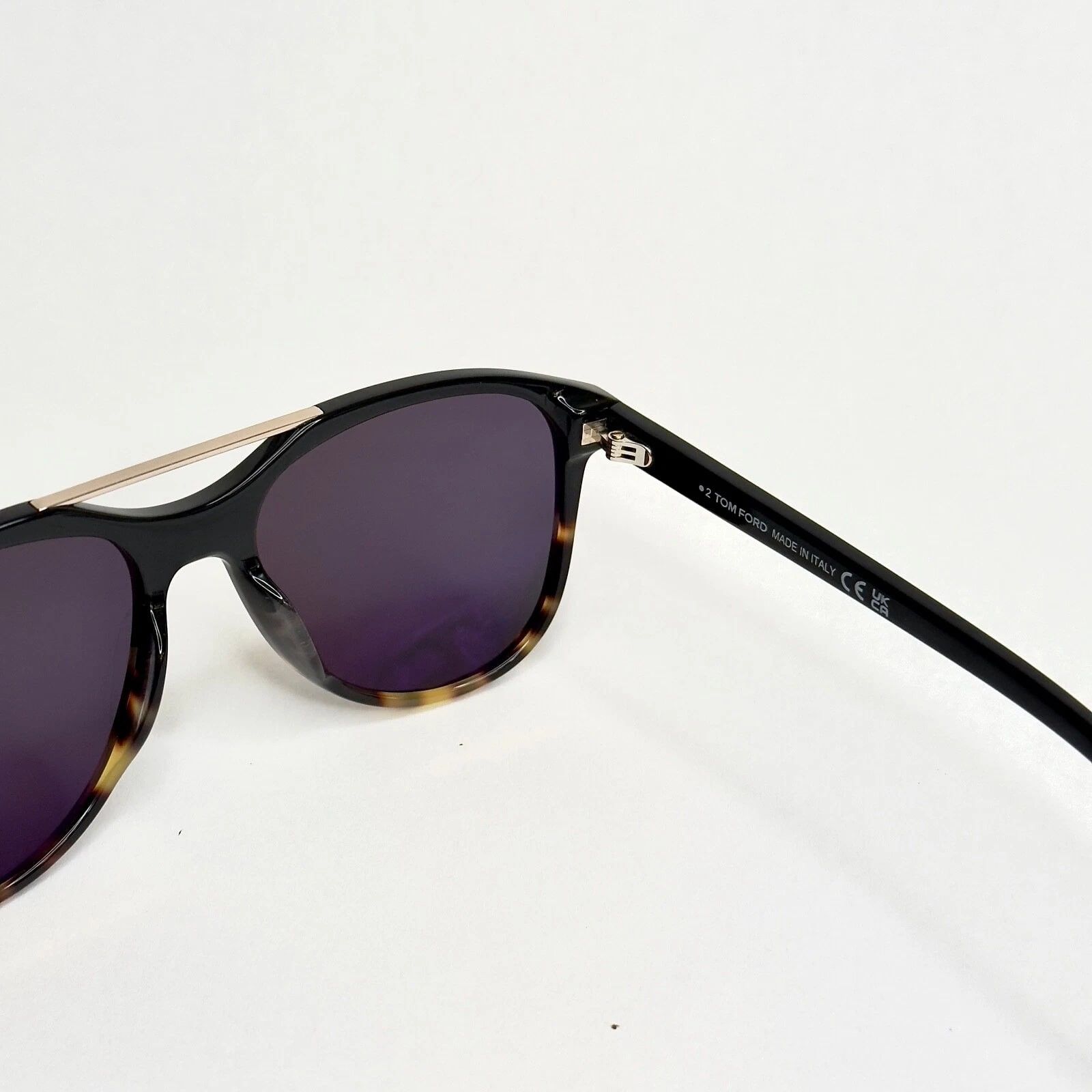 Tom Ford TOM FORD DAMIAN 02 TF1098 05A Black Aviator Sunglass 1098 Size ONE SIZE - 8 Thumbnail