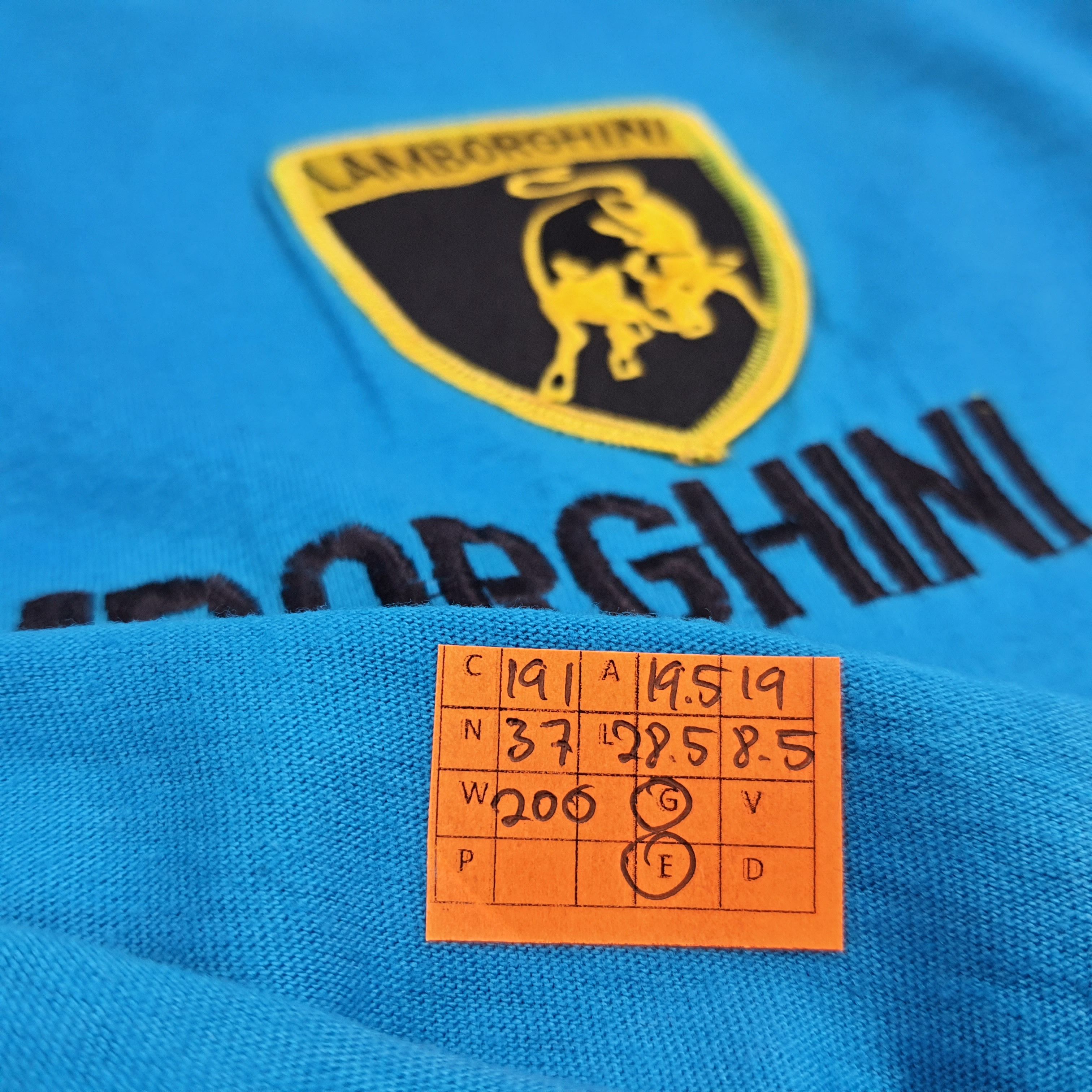 Lamborghini × Vintage Vintage Lamborghini Embroidery Spell Out Logo Tshirt Size US M / EU 48-50 / 2 - 7 Thumbnail