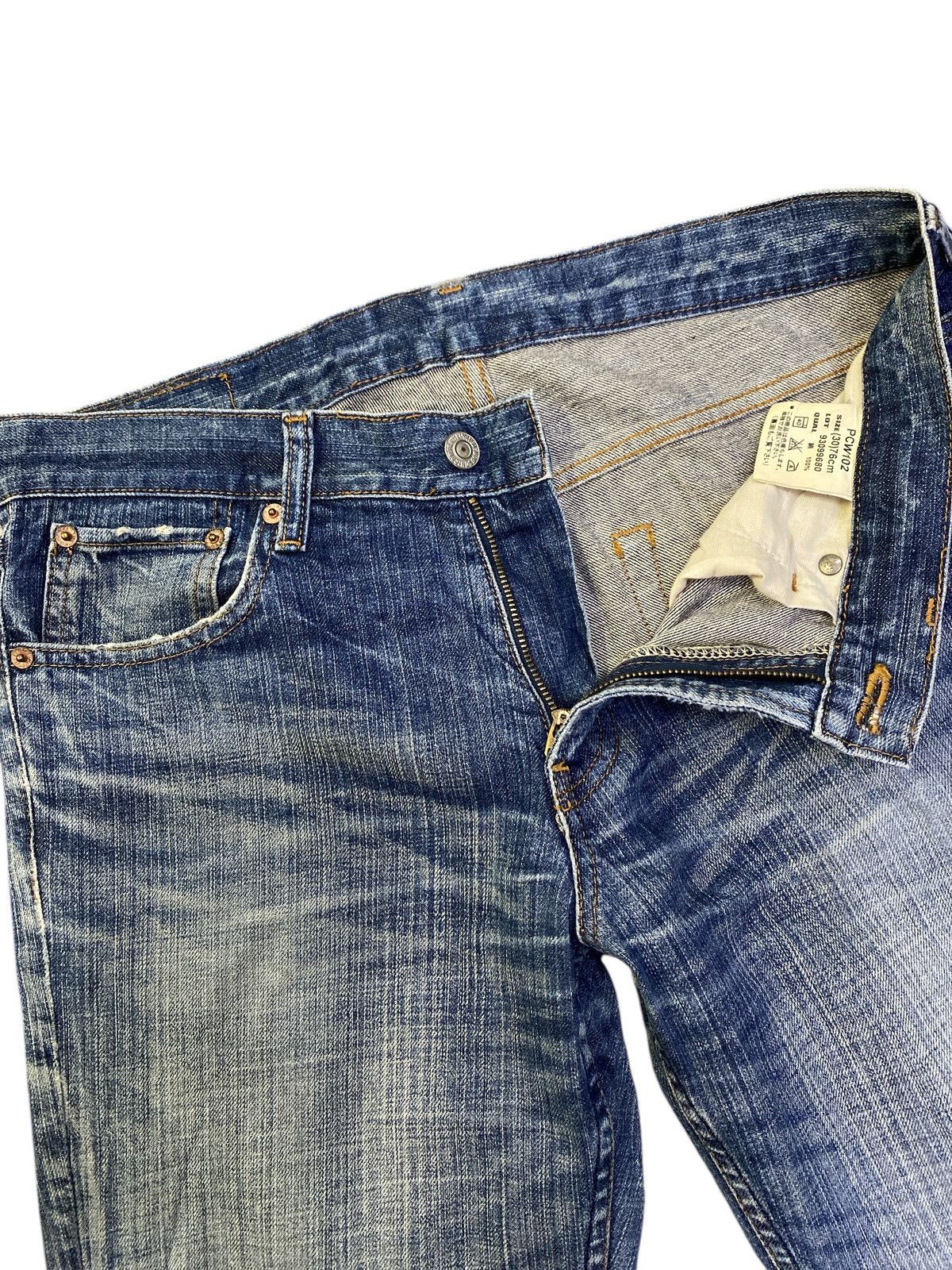 If Six Was Nine × Vintage Vintage Crack Wash Bobson Flare Denim Size US 32 / EU 48 - 8 Thumbnail
