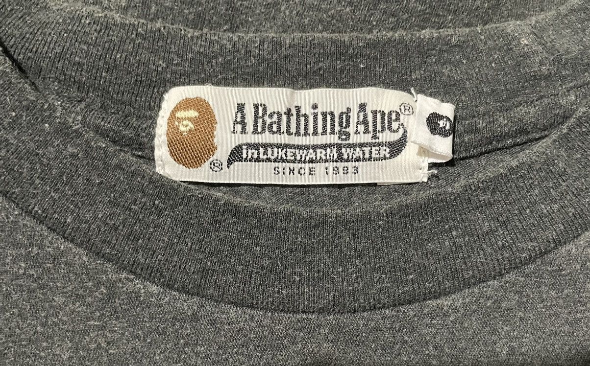 Bape A BATHING APE IN LUKEWARM WATER WLIABA SINGLE STITCH T-SHIRT Size US S / EU 44-46 / 1 - 3 Thumbnail