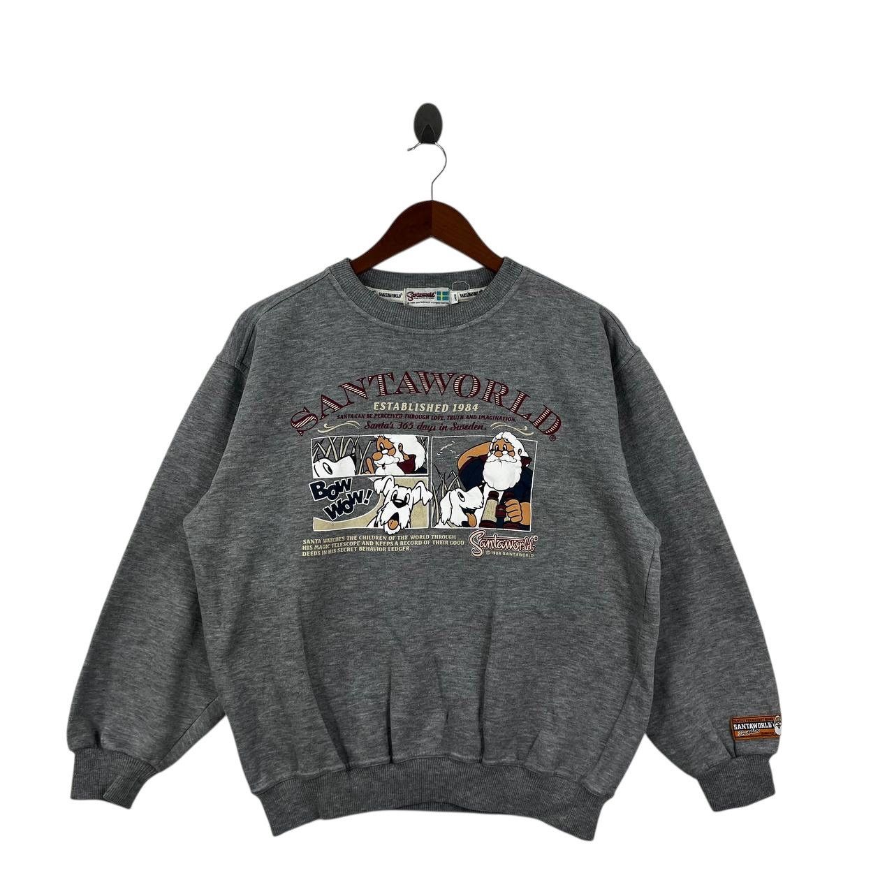 Vintage Vintage 1984 SANTAWORLD CAPTAIN Bow Wow Dog Sweatshirt Size L / US 10 / IT 46 - 3 Thumbnail