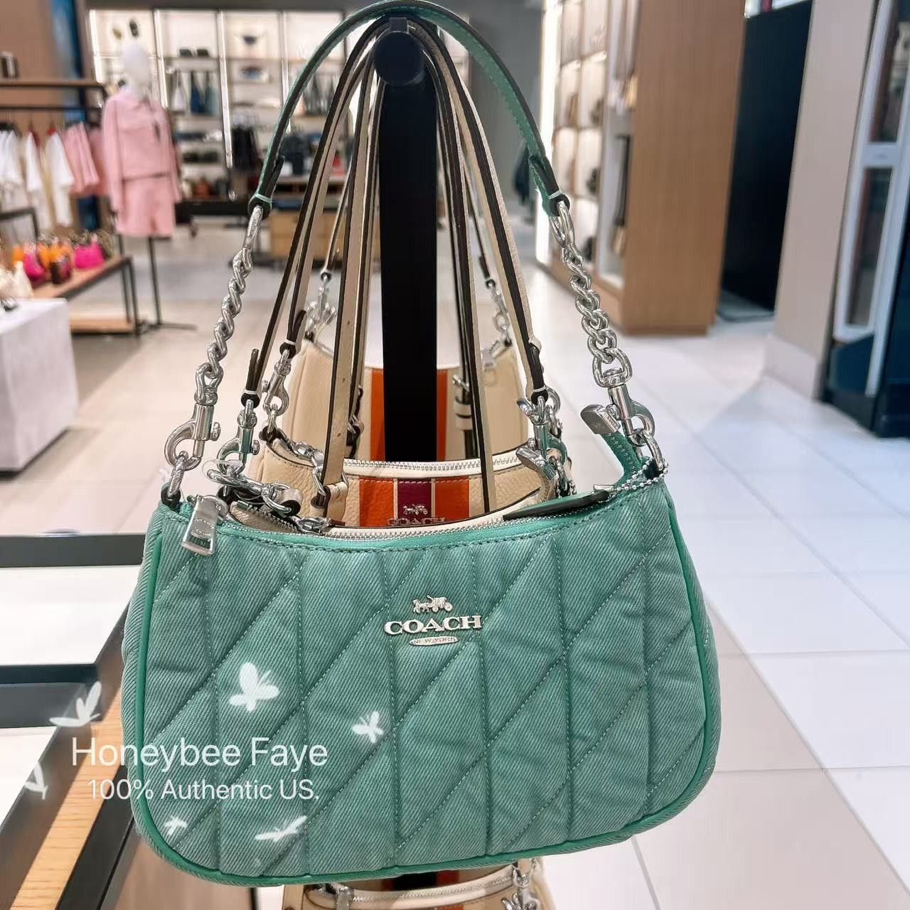 Coach Teri Shoulder Bag CBG86 Ivy/Green Size ONE SIZE - 1 Thumbnail