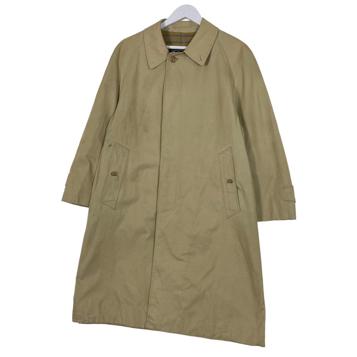 Burberry × Vintage 💥90s BURBERRYS NOVA CHECK TRENCH COAT Size US M / EU 48-50 / 2 - 3 Thumbnail