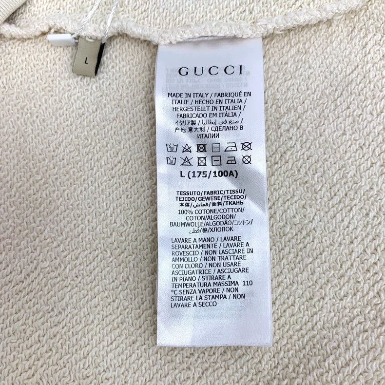 Gucci Gucci Apricot apple letter print cotton round-neck long-sl Size US L / EU 52-54 / 3 - 7 Thumbnail