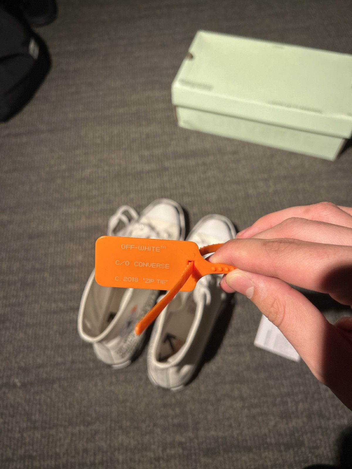 Off-White × Virgil Abloh Off-White x Converse Chuck Taylor All-Star 70s Size US 13 / EU 46 - 10 Thumbnail