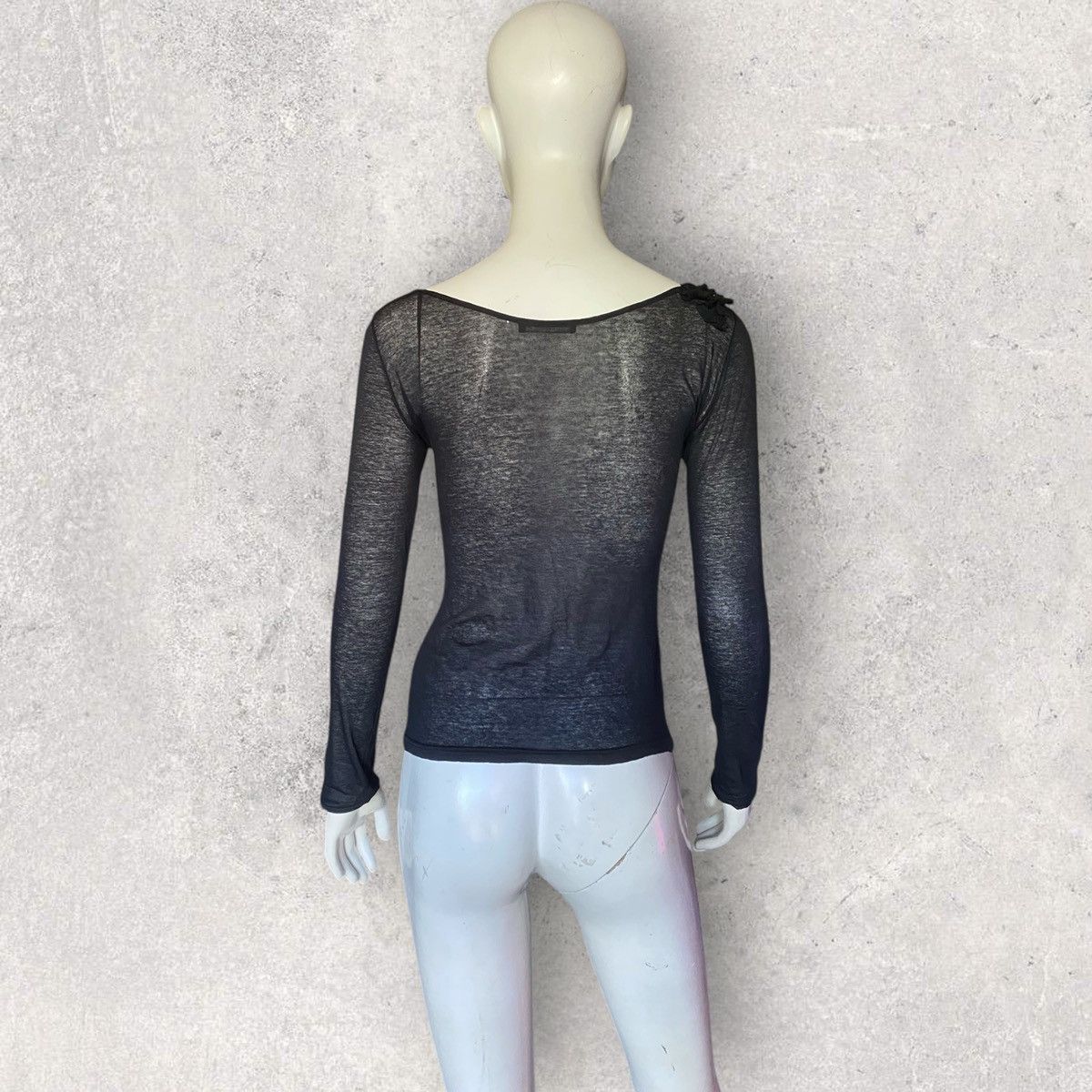 Alexander McQueen 2005 Lee Mcqueen Era Fringe L/S Size XS / US 0-2 / IT 36-38 - 5 Thumbnail