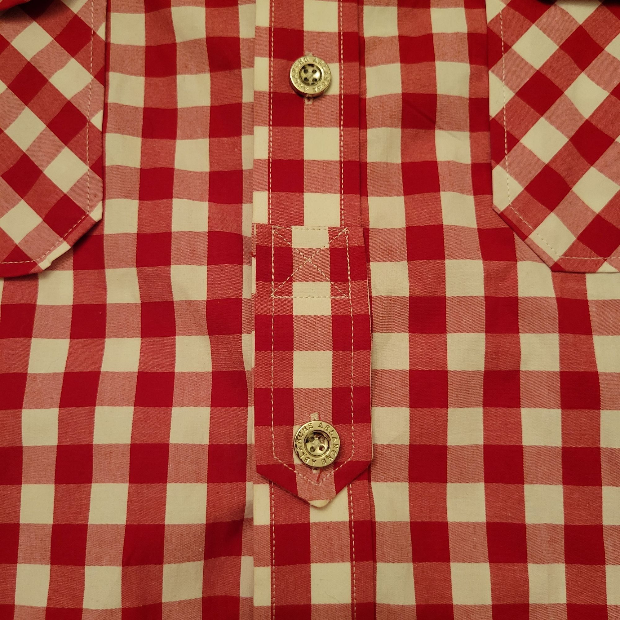 Other Y2K Ablanche Red White Gingham Check Long Sleeve Shirt 3XL C Size US XXL / EU 58 / 5 - 4 Thumbnail