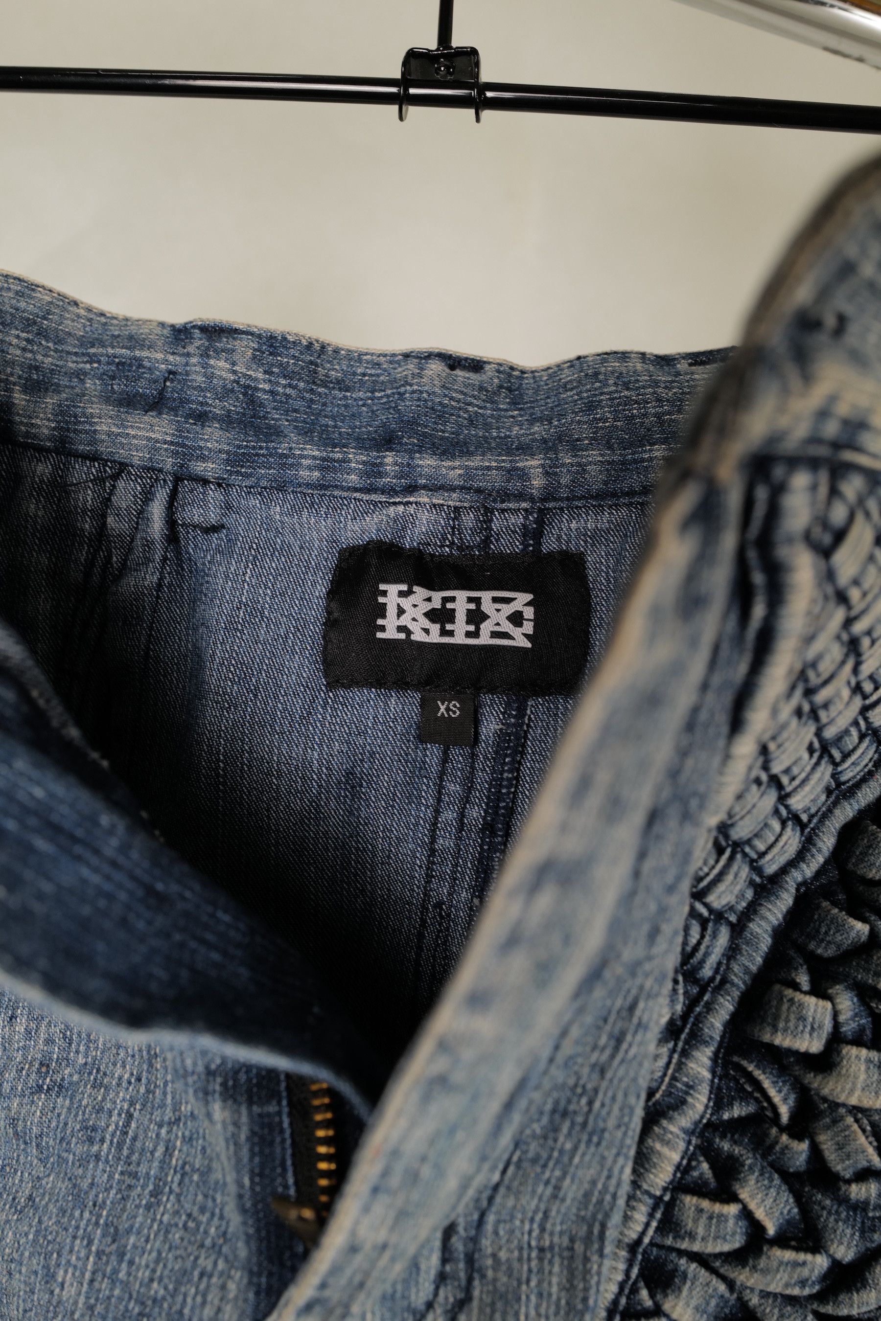 KTZ KTZ PLEATED DENIM SKIRT XS Size 27" / US 4 / IT 40 - 20 Thumbnail