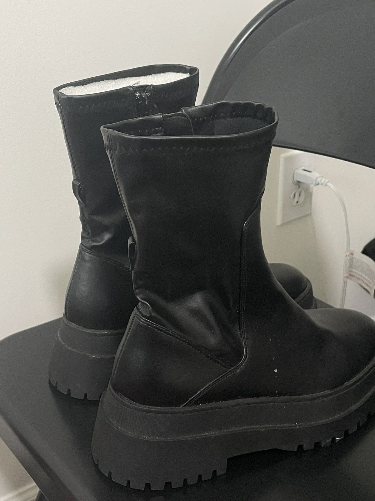 Asos ASOS Black Boot Size US 7 / EU 40 - 6 Thumbnail