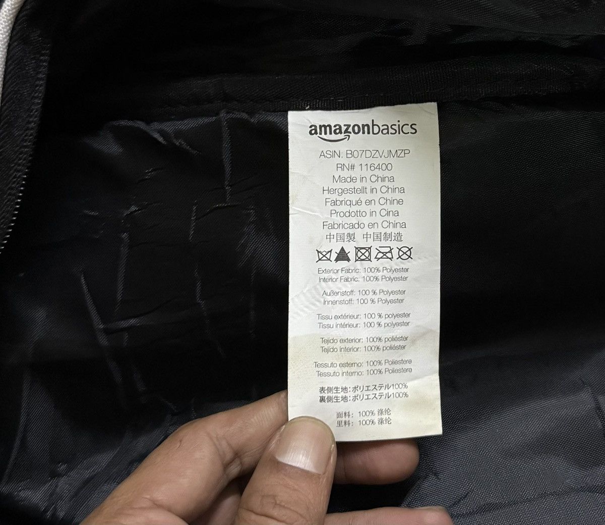 Japanese Brand Amazonbasics Bagpack Nylon Size ONE SIZE - 9 Thumbnail