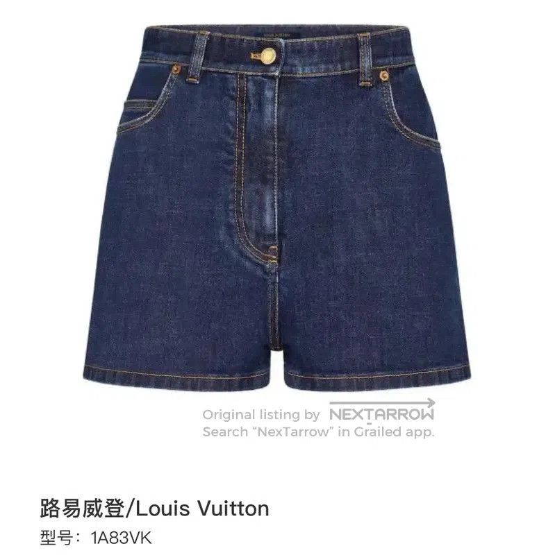 Louis Vuitton Louis Vuitton Denim Women's Shorts in Dark Blue . Size 28" / US 6 / IT 42 - 6 Thumbnail