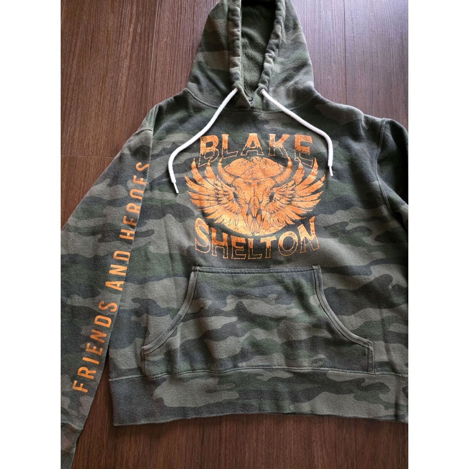 Vintage VINTAGE Blake Shelton HOODIE CONCERT Camouflage Shirt? Size US S / EU 44-46 / 1 - 2 Thumbnail