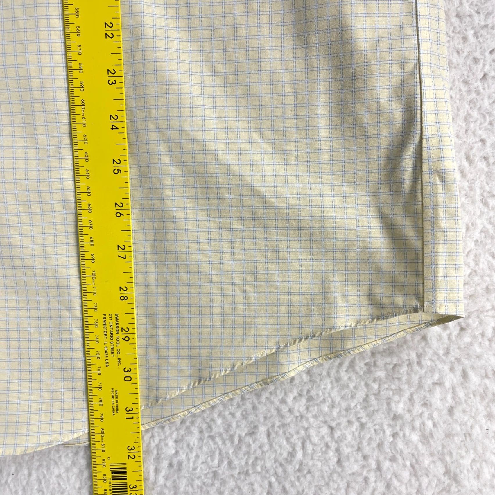 Brooks Brothers Brooks Brothers Button-Down Shirt Mens Large Yellow Plaid Long Sleeve Cotton Spandex Dress Shirt Size US L / EU 52-54 / 3 - 7 Thumbnail