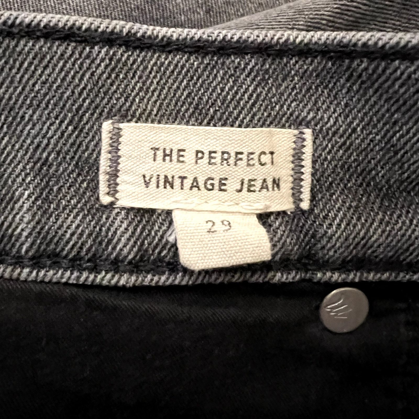 Madewell Madewell The Perfect Vintage Jeans Connell Wash Ripped Size 29" - 7 Thumbnail