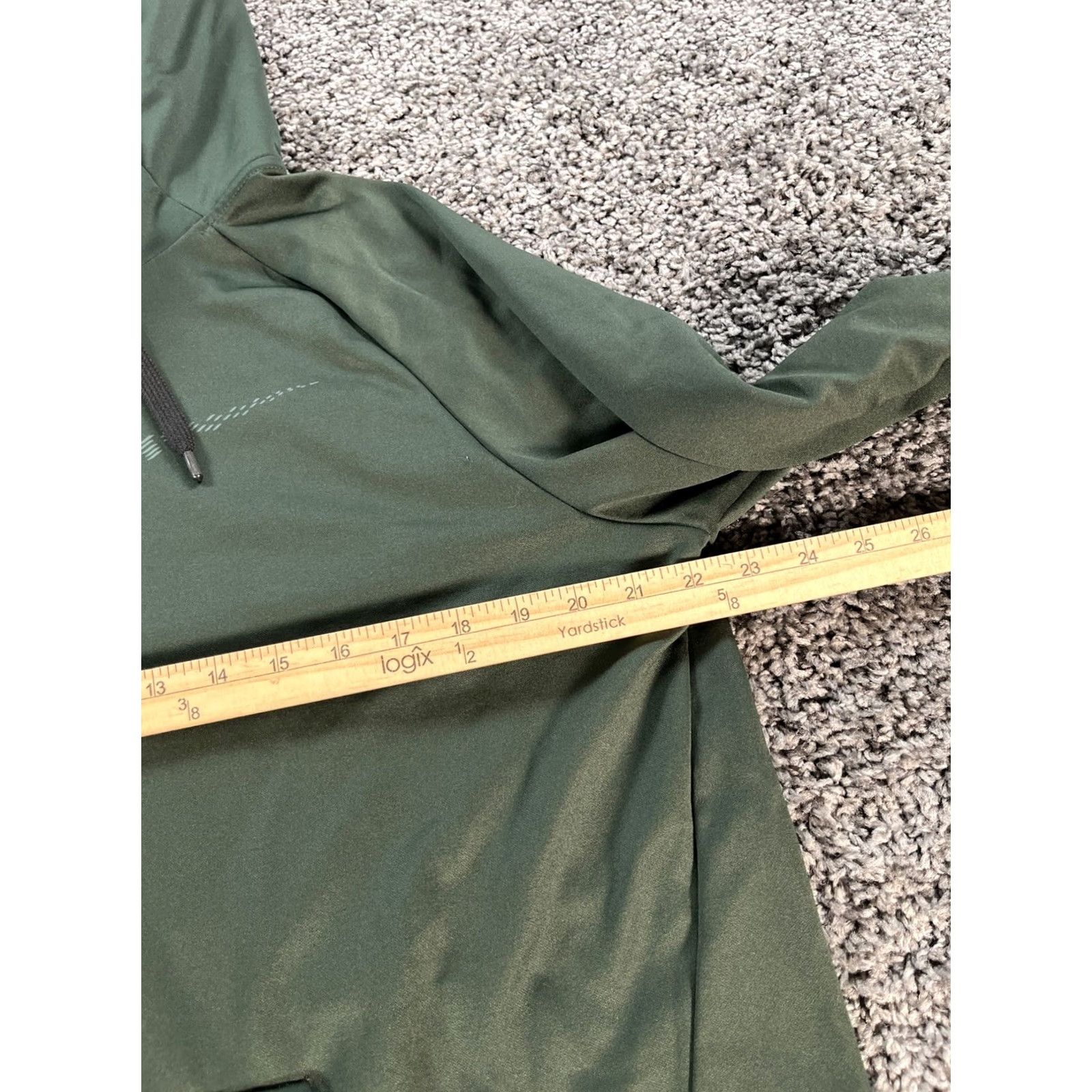 Nike Nike Hoodie Mens L Green Full Zip Hooded Dri Fit 860465-010 Gym Sportswear Size US L / EU 52-54 / 3 - 3 Thumbnail