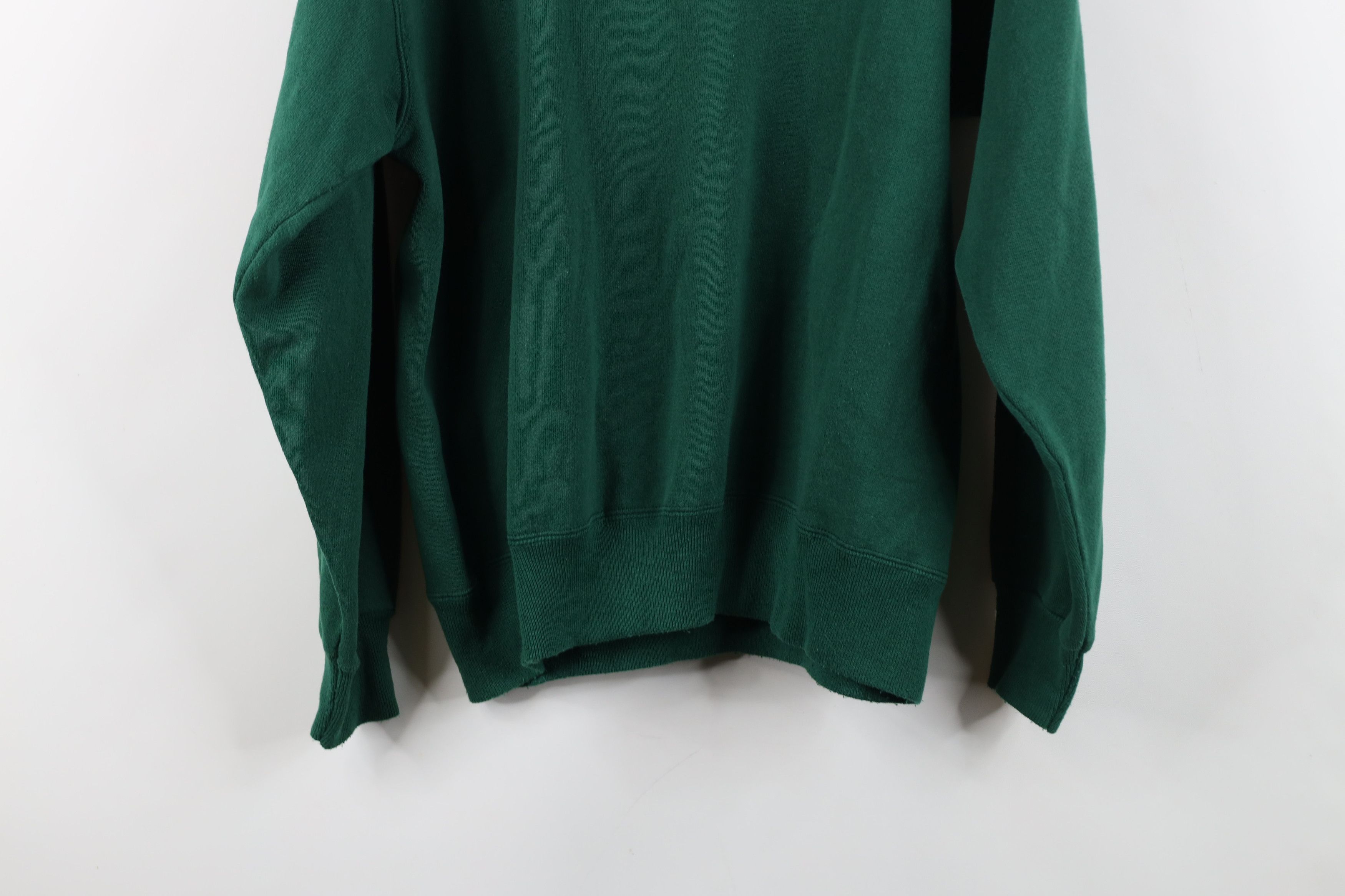 Vintage Vintage 90s Streetwear Crewneck Sweatshirt Hunter Green Size US M / EU 48-50 / 2 - 12 Thumbnail