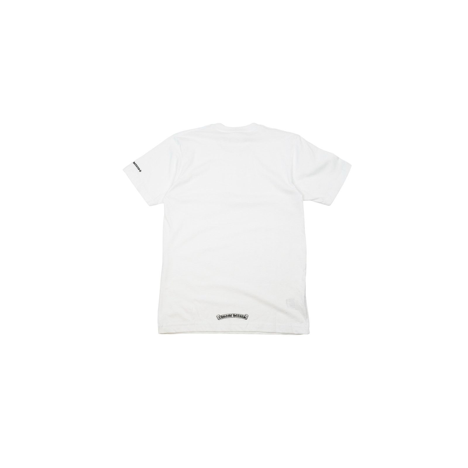 Chrome Hearts Neck Logo T-Shirt 'White' Size US S / EU 44-46 / 1 - 2 Thumbnail