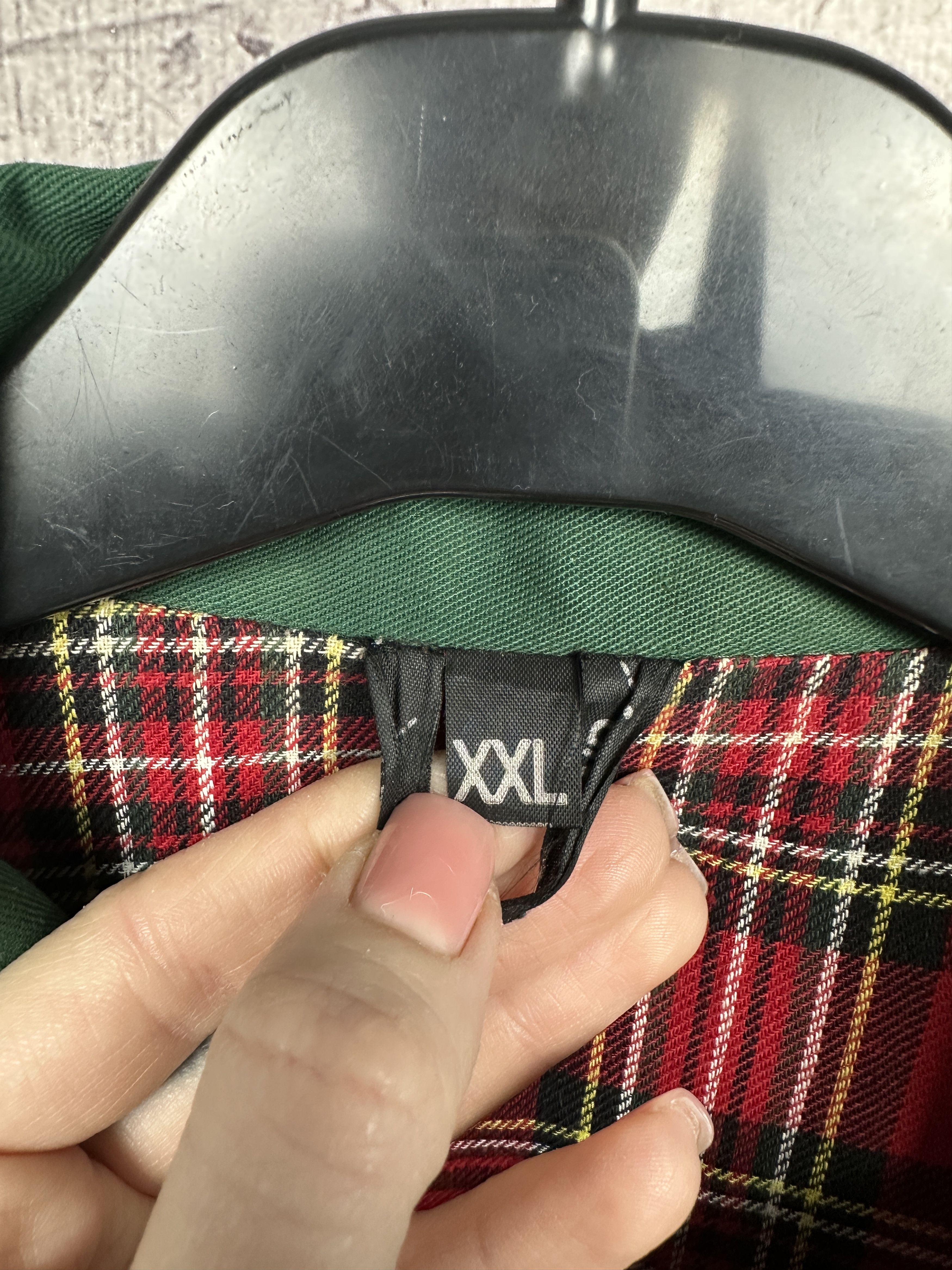 Vintage England Vintage Mens Plaid Lined Collared Jacket Size US XXL / EU 58 / 5 - 3 Thumbnail