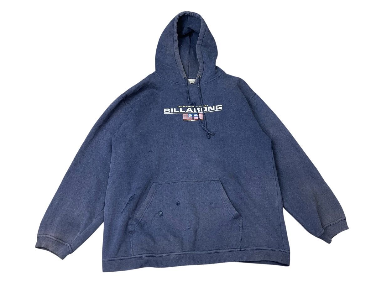 Billabong Vintage Billabong USA Faded Hoodie Streetwear Size US L / EU 52-54 / 3 - 1 Thumbnail
