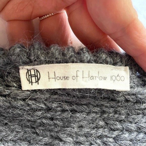 House of Harlow House of Harlow Wool Alpaca Chunky Open Cardigan Sweater Size M / US 6-8 / IT 42-44 - 6 Thumbnail