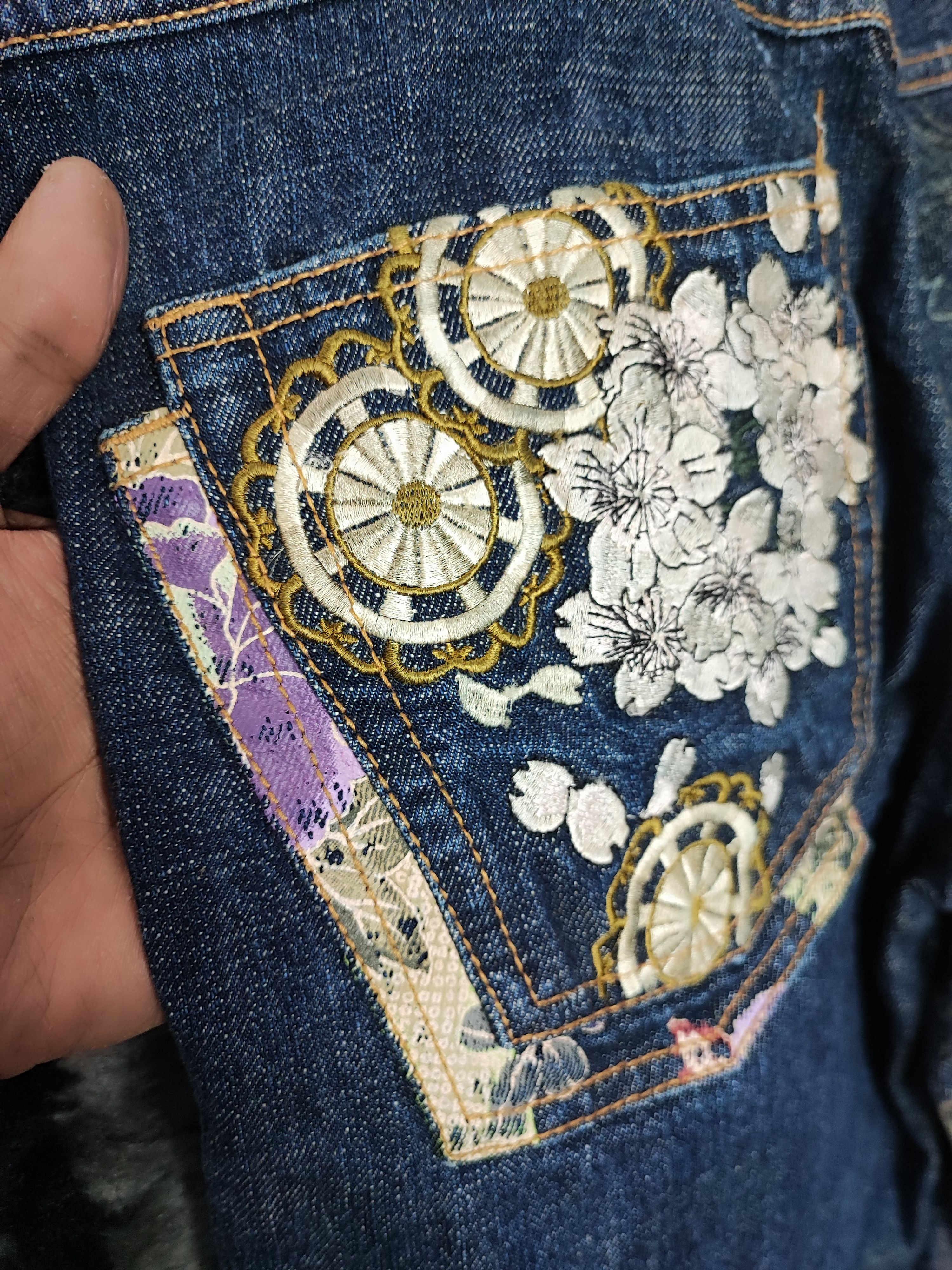 Karakuri Tamashii JUNE BERGSTRAND DENIM SUKAJAN INSPIRED KARAKURI TAMASHI Size US 31 - 13 Thumbnail