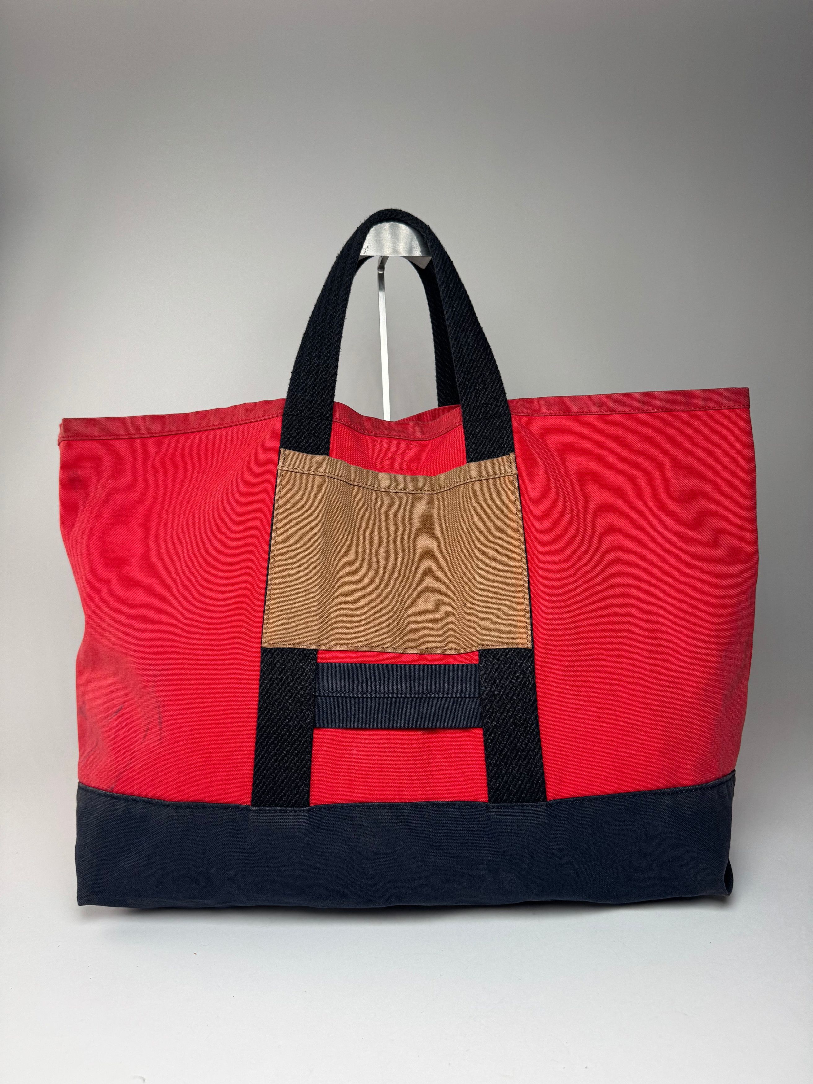 Marni Vintage Canvas Tote Bag Red Black Brown Size ONE SIZE - 1 Thumbnail