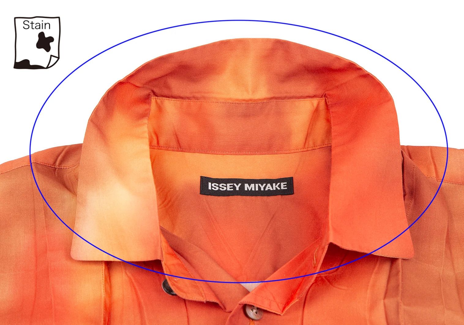 Issey Miyake Tie-Dye Pleated Design Shirt in Orange Size US XL / EU 56 / 4 - 3 Thumbnail