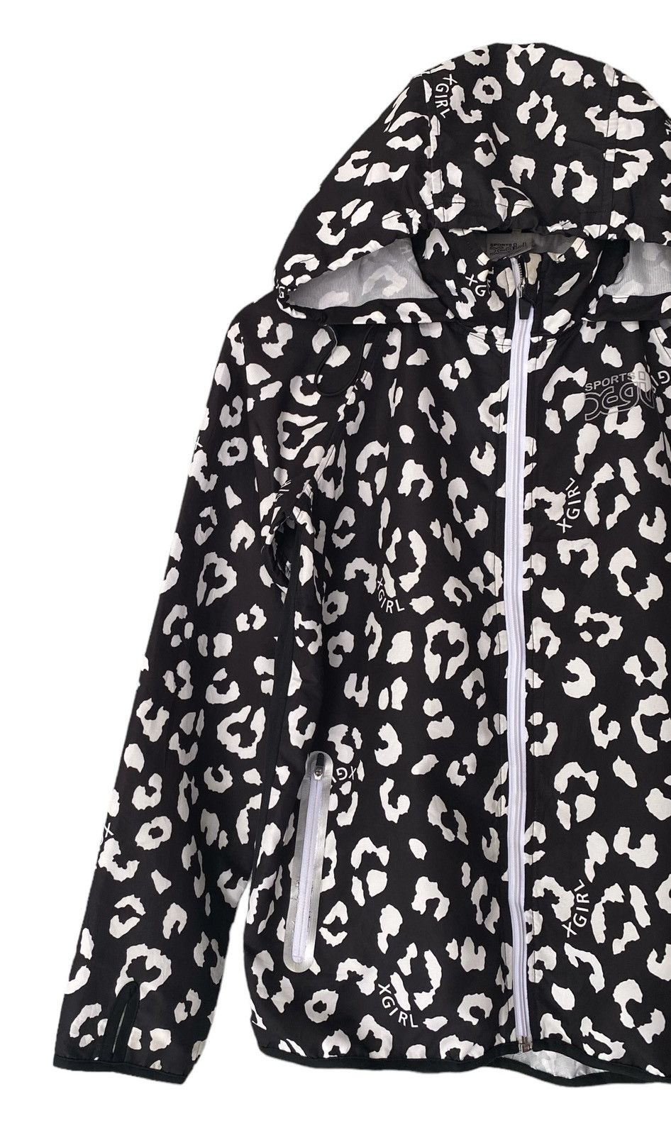 Vintage XGIRL Full Print Zipper Hoodie Outdoor Jacket (M) Size US M / EU 48-50 / 2 - 3 Thumbnail