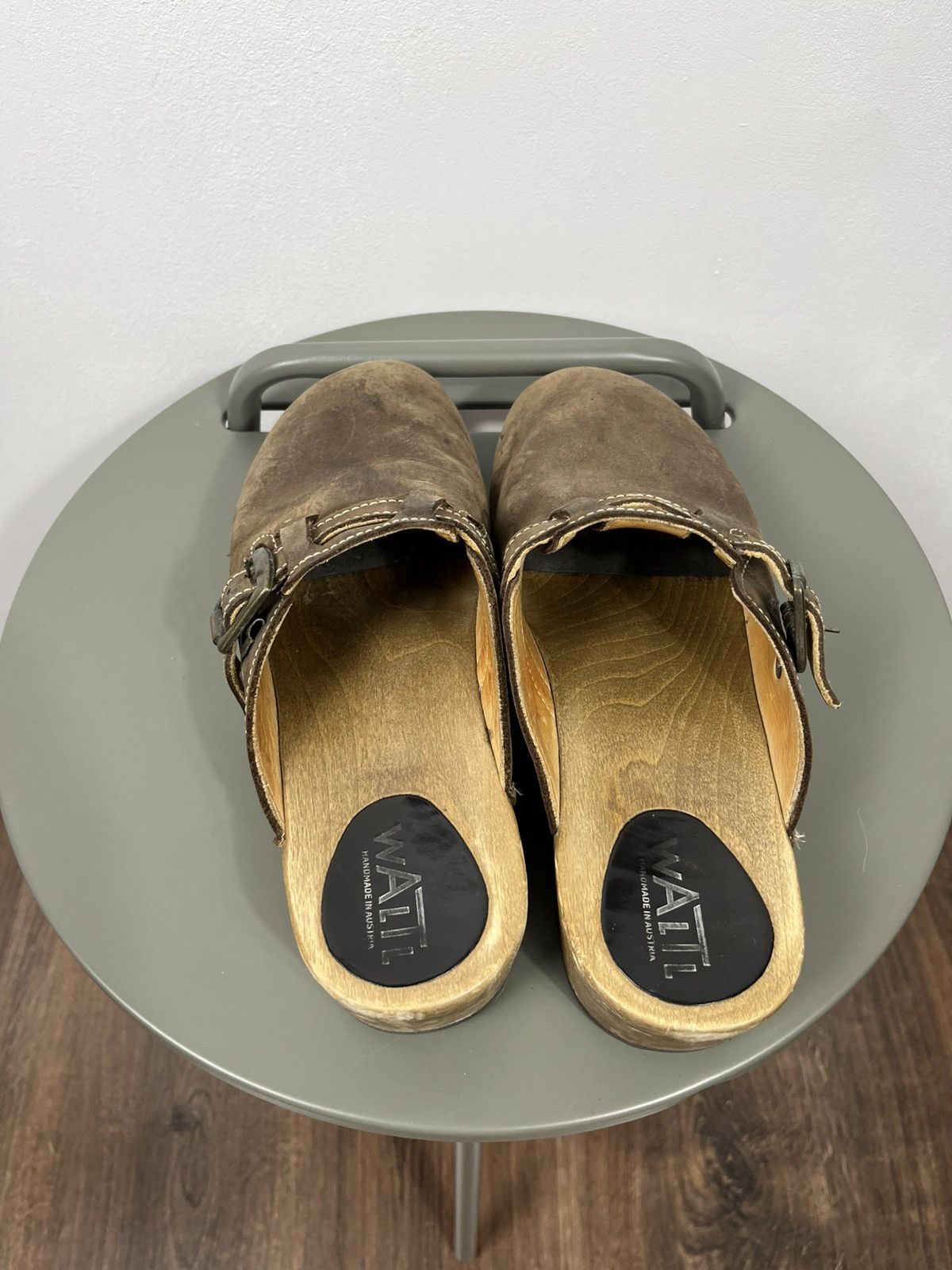 Other Leather Wooden Sole Clogs Buckle Shoes EU 42.5 US 9.5 Size US 9.5 / EU 42-43 - 15 Thumbnail