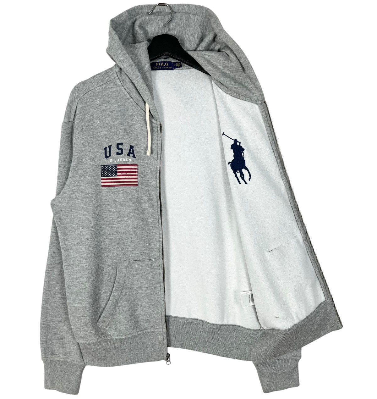 Designer × Polo Ralph Lauren Polo Ralph Lauren Zipper Hoodie Size US M / EU 48-50 / 2 - 6 Thumbnail