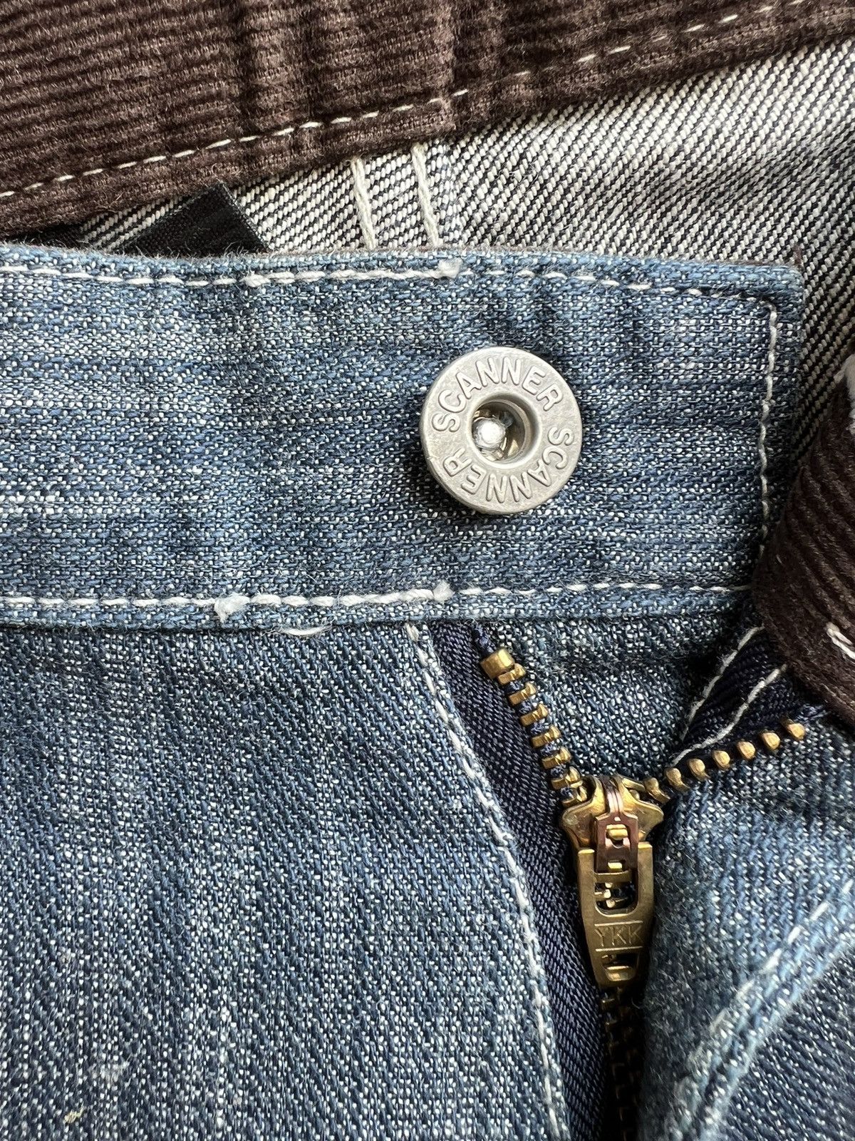 Vintage Vintage Scanner Fundamental Products Japan Blue Denim Jeans Size US 32 / EU 48 - 7 Thumbnail