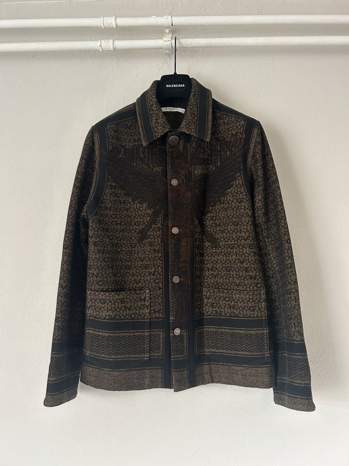 Givenchy FW16 Angel Print Wool Jacket Size US M / EU 48-50 / 2 - 3 Thumbnail