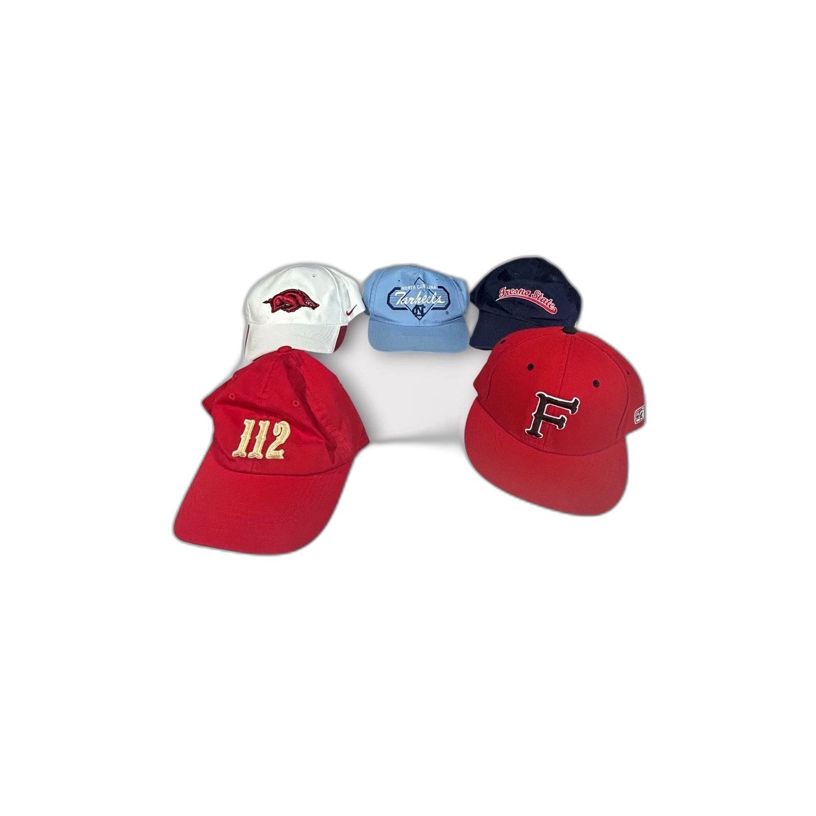 Vintage Lot of 13 Sports College Hats MLB Racing Olympics VTG Resell Size ONE SIZE - 3 Thumbnail