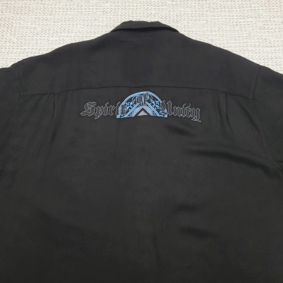 ESPIRIT VINTAGE Spirit Of Unity Sobriety Shirt Mens XL Embroidered Short Sleeve Button Up Size US XL / EU 56 / 4 - 3 Thumbnail