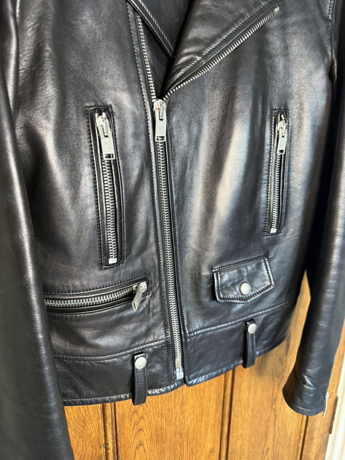 Saint Laurent Paris FW13 Holy Grail Saint Laurent L01 biker leather jacket 46 Size US S / EU 44-46 / 1 - 10 Thumbnail