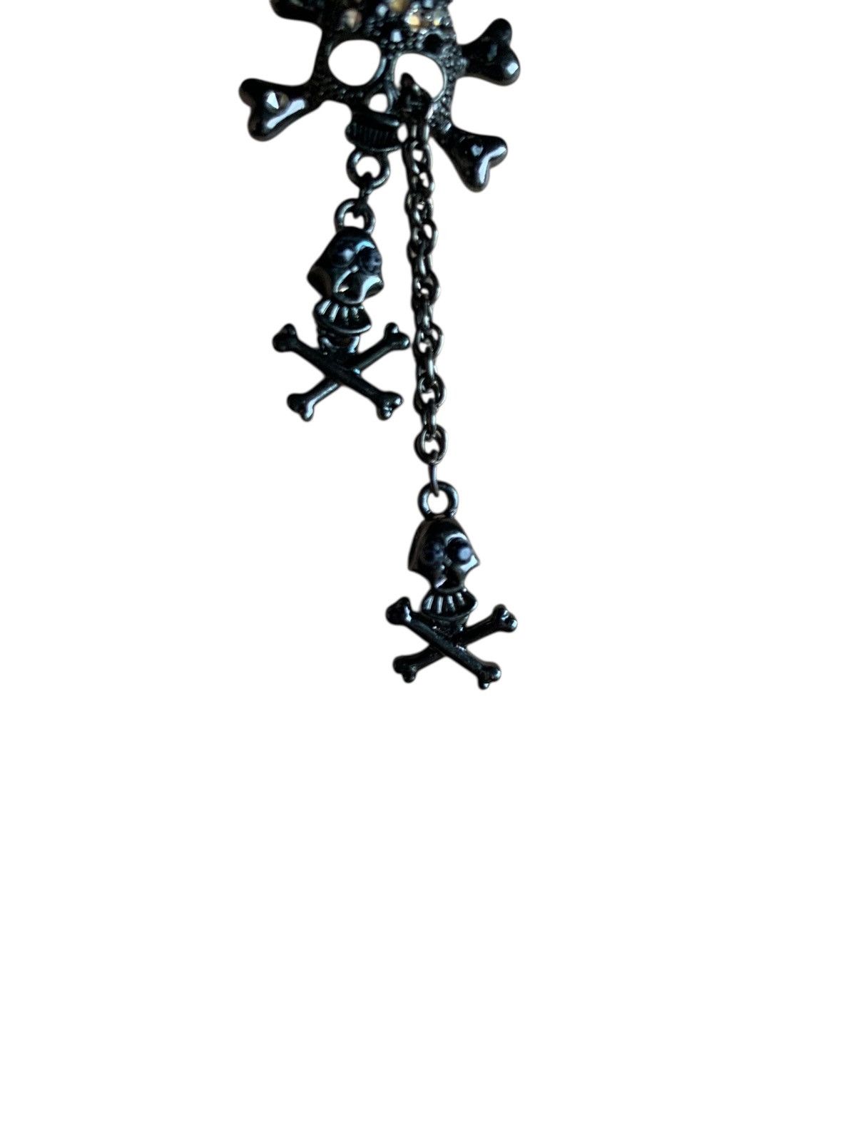 Japanese Brand Skull Chained Punk Bondage Necklace Size ONE SIZE - 4 Thumbnail