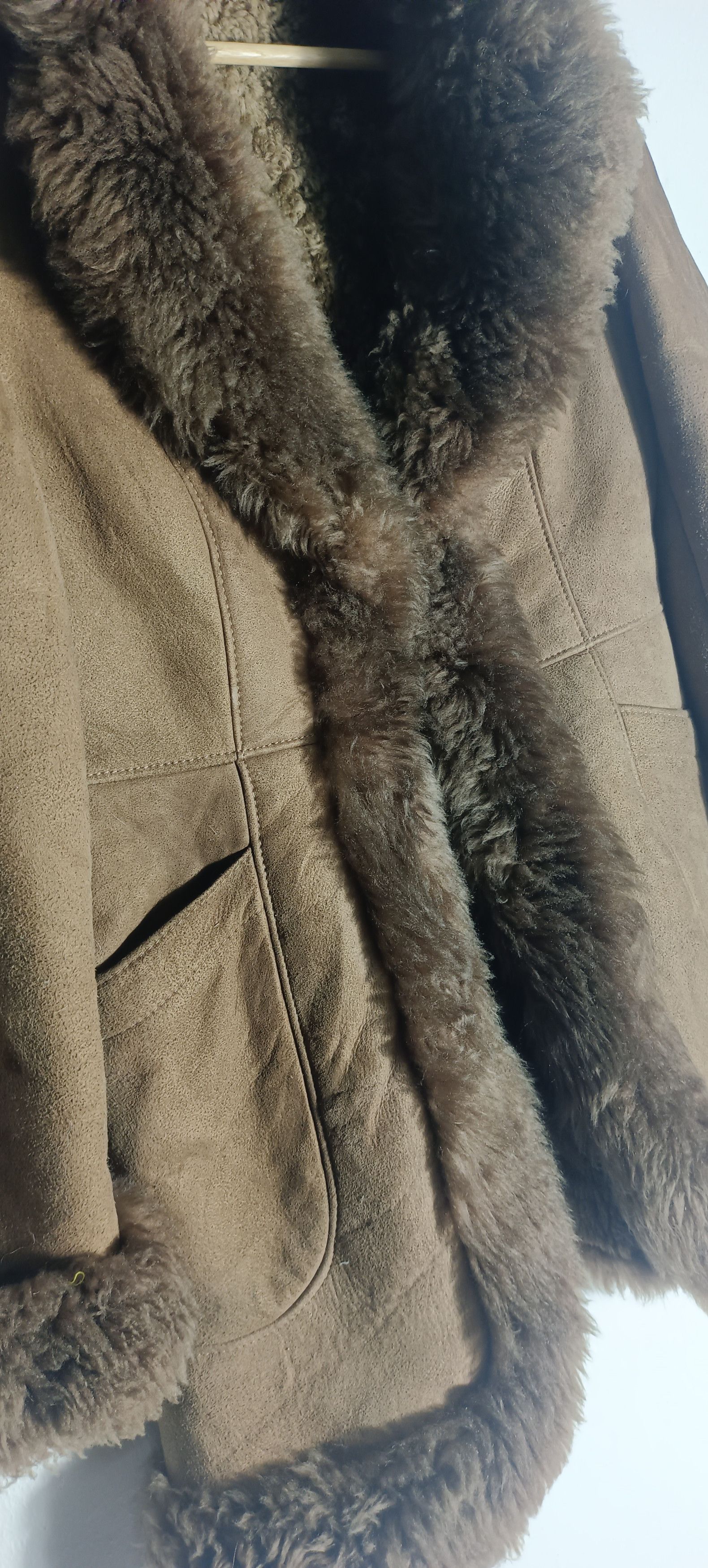 McQ Alexander McQueen Vintage 💥Stella Suede Jacket Faux Fur Made In Spain Size S / US 4 / IT 40 - 6 Thumbnail