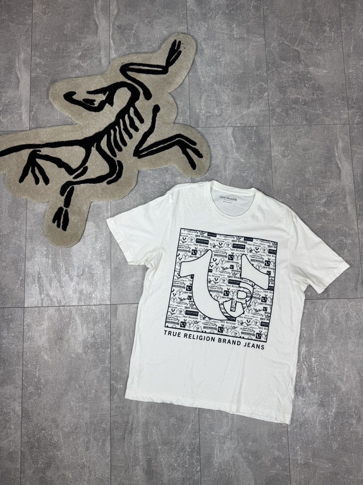Japanese Brand × True Religion Mens Vintage True Religion T-shirt Japanese style tee y2k Size US L / EU 52-54 / 3 - 1 Thumbnail