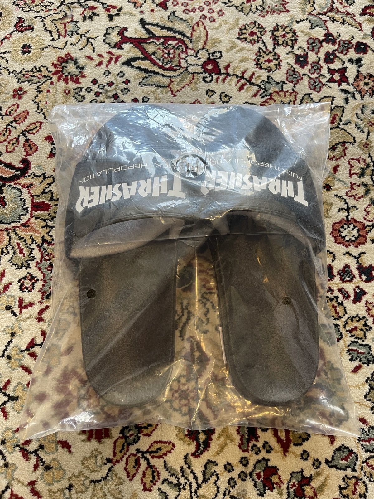 Fuck The Population × Thrasher FTP THRASHER SLIDES Size US 10 / EU 43 - 3 Thumbnail