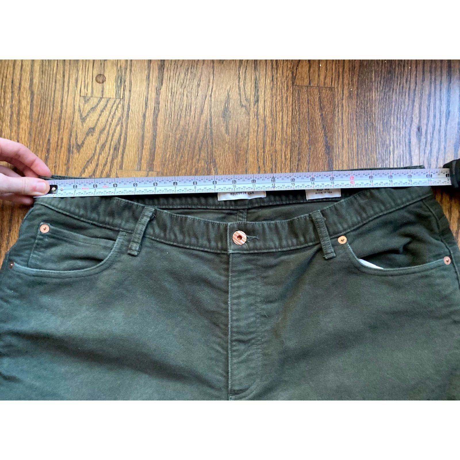 Billy Reid BILLY REID Moleskin Pants Mens Size 40x27 Dark Green Made In USA Size US 40 / EU 56 - 6 Thumbnail