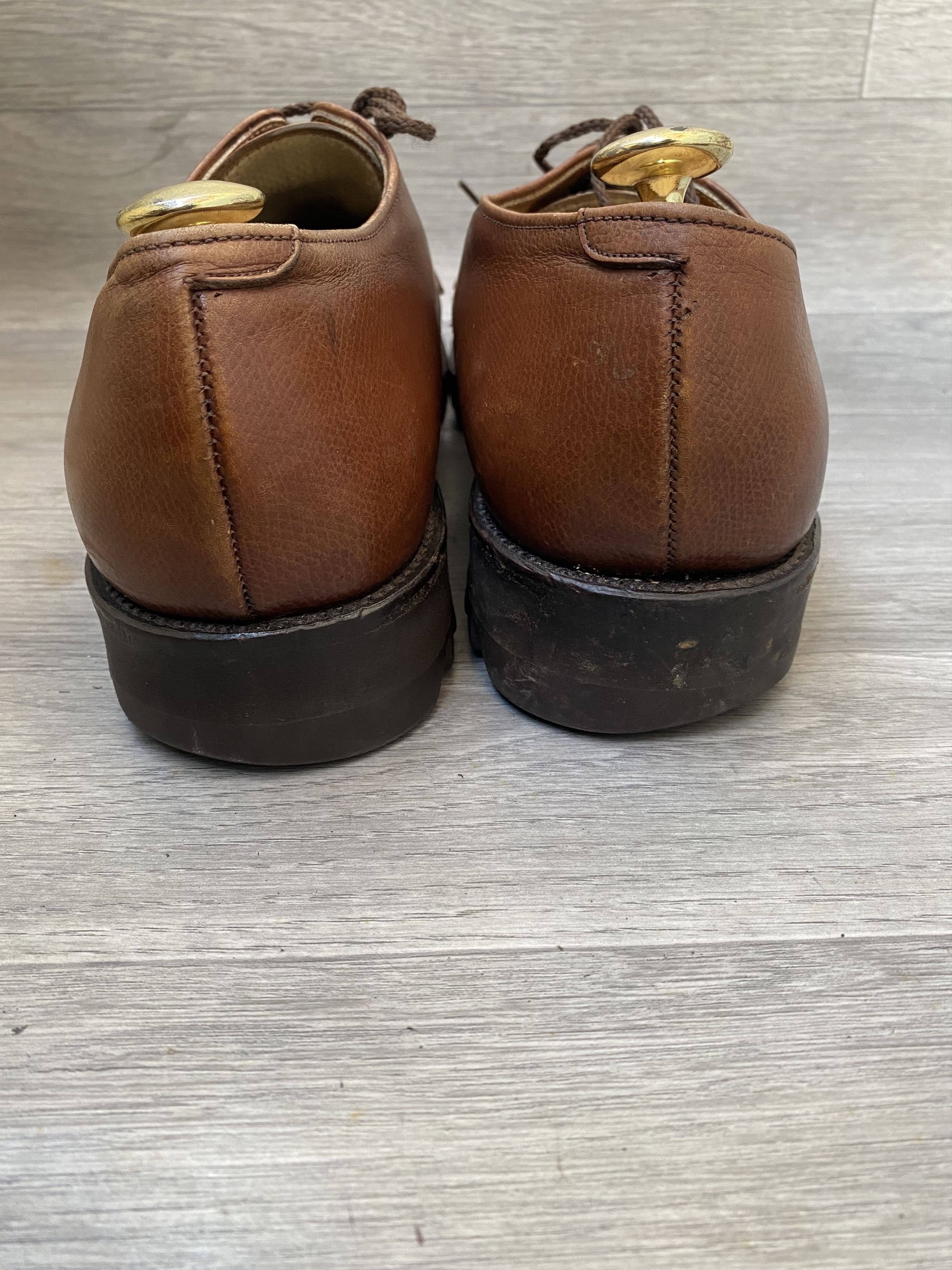Alden Alden norvegian split toe, pebble grain derby shoes 13A/C Size US 13 / EU 46 - 7 Thumbnail