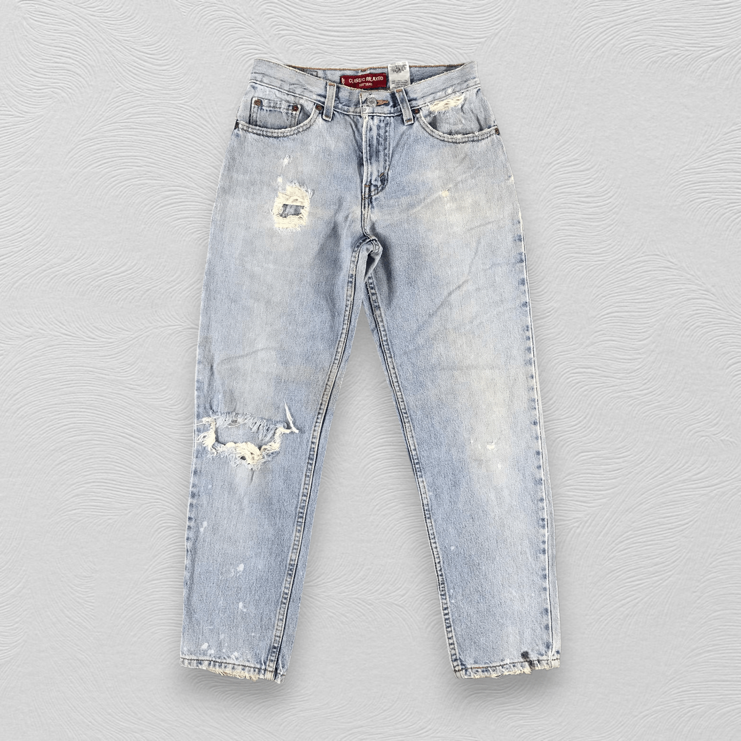 Levi's Vintage Levi's 550 Jeans Distressed Denim KJ884 Size US 29 - 1 Thumbnail