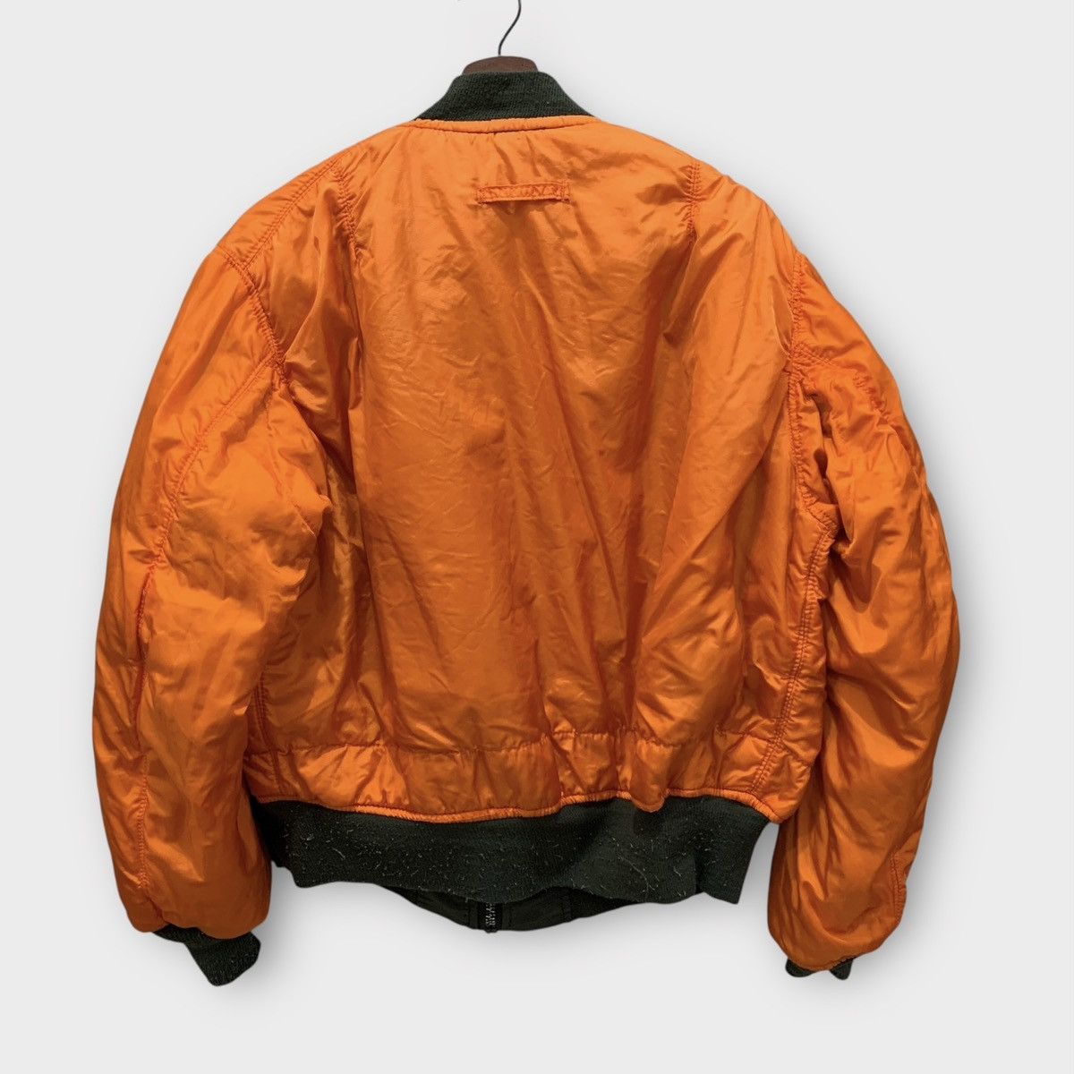 Alpha Industries VINTAGE USAF MA 1 FLIGHT BOMBER JACKET REVERSIBLE MILITARY Size US M / EU 48-50 / 2 - 5 Thumbnail