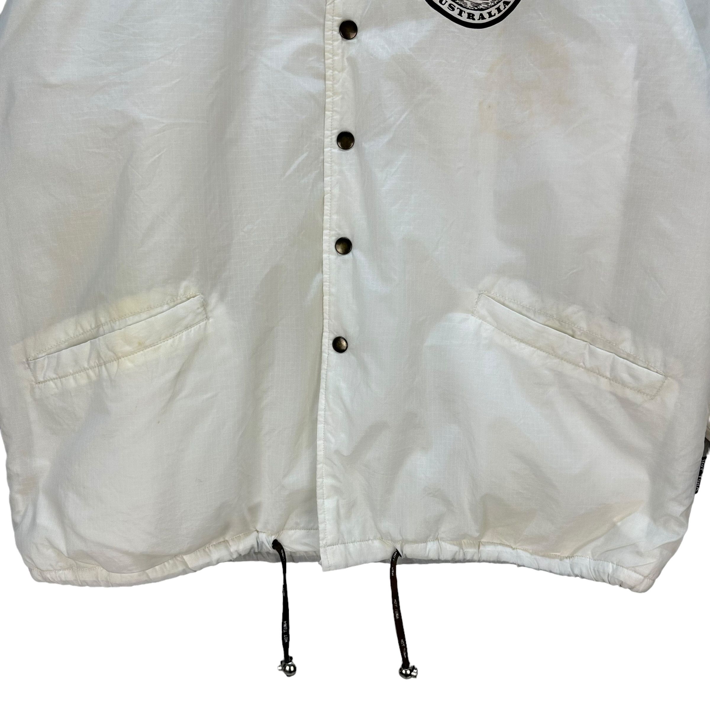 Hot Tuna 90's HOT TUNA Big Logo Fleece Lined Coach Jacket #A42-0970 Size US L / EU 52-54 / 3 - 7 Thumbnail